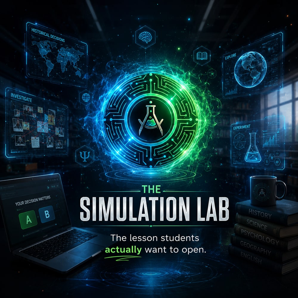 The Simulation Lab — the lesson students actually want to open